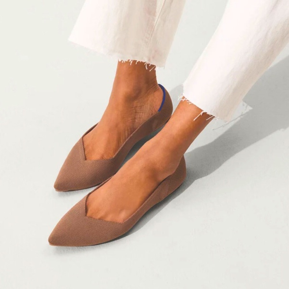 Rothy’s Pointed Camel-Colored Flats - image 2